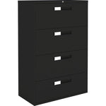 Global 9300 Series Centre Pull Lateral File - 4-Drawer (GLB93364F1HBL)