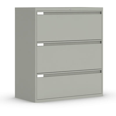 Global 9300 Series Full Pull Lateral File - 3-Drawer (GLB9336P3F1HG)