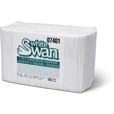 White Swan 1-ply Luncheon Napkins (KRI07401)