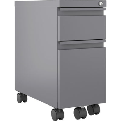 SLIM PED BOX FILE, PLATINUM (LLR66957)