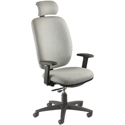 CHAIR TASK W/HEADREST, UPHOL (NGL2300D)