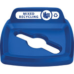 LID UNTOUCHBL MIXED RECYC BLUE (RUB2018366)