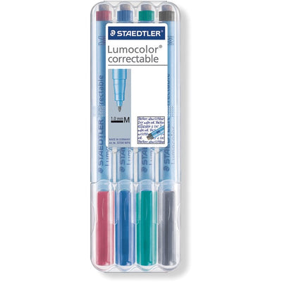 Lumocolor Medium Point Dry-Erase Markers (STD305MWP4)