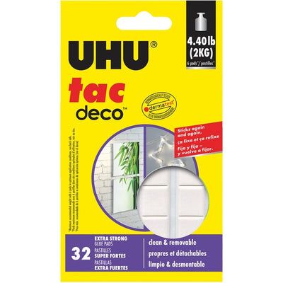 UHU Tac Deco Extra Strong Adhesive Putty Pads (UHU9U-48710)