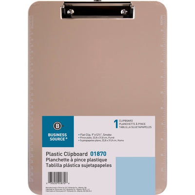 Business Source Transparent Plastic Clipboard (BSN01870)