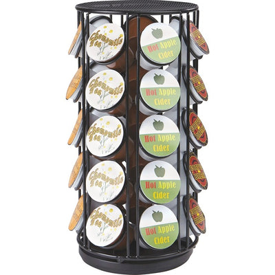COFFEE POD CAROUSEL,HOLDS 35 (EMSMETCAR35BK)
