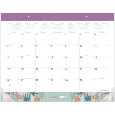 DESK PAD 12-MO W.CACTUS 22X17 (AAGD125670420)