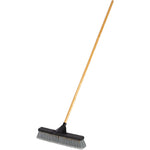 PUSH BROOM 18"HEAD+24"HANDLE (RUB2040055)