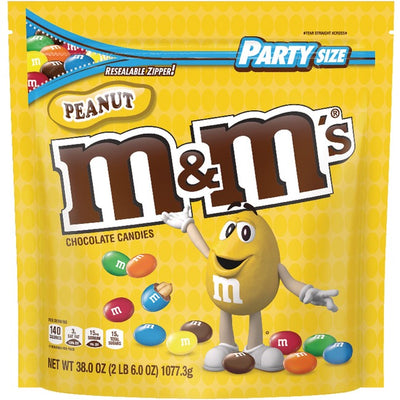 CANDY,M&MS,PEANUT,38OZ (MRSSN55116)