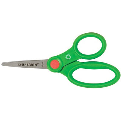 Westcott KleenEarth 5" Pointed Antimicrobial Kids Scissors (ACM14836C)