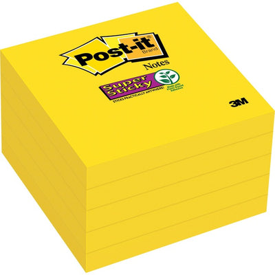 POST-IT S-STICK 3X3 90SH*E.YLW (MMM654-5SSYC)