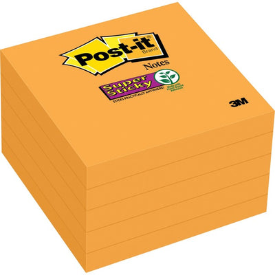 Post-it&reg; Super Sticky Adhesive Note (MMM654-5SSNO)