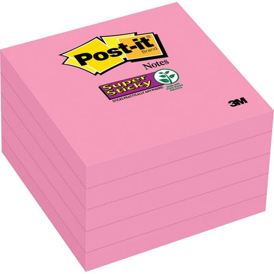 Post-it&reg; Super Sticky Adhesive Note (MMM654-5SSNP)