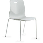 STACKING CHAIR ZUMA*WHITE,4/CT (HTWZUMMBWH)