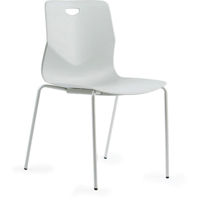 STACKING CHAIR ZUMA*WHITE,4/CT (HTWZUMMBWH)