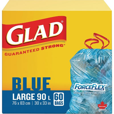 GLAD BLUE RECY FORCEFLEX 30X33 (CLO30307)