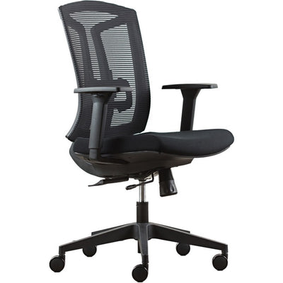 ECHO MIDBACK CHAIR/BLACK/BLACK (HTWECOMBBL)