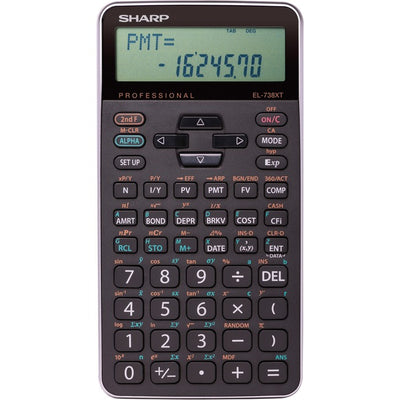 Sharp 10-digit Professional Financial Calculator (SHREL738XTB)