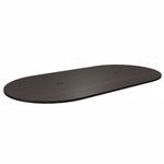 Heartwood Evening Zen Laminate Racetrack Tabletop (HTWINVRTE96EZ)