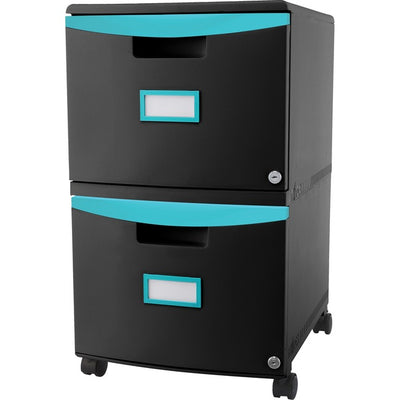 FILE 2-DRWR LTR/LGL*BLK/TEAL (STX61315U01C)