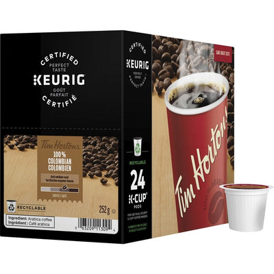 Tim Hortons K-Cup Colombian Medium Dark Roast Coffee (KEU61-11309)