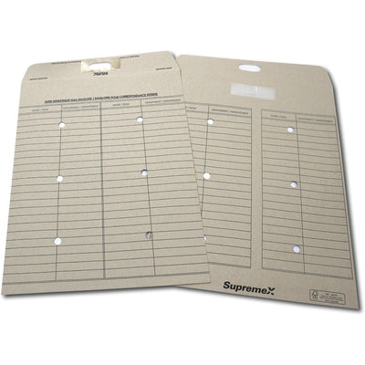 Supremex Interdepartment Poly Envelopes Press to Seal 10" x 13" Bilingual 100/box (SPX10096FSC)