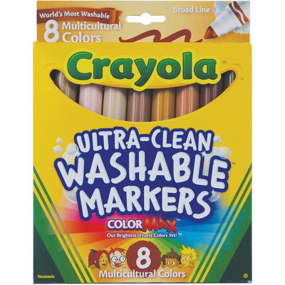 MRKR CRAYOLA LG WSHB M-CULT(8) (CYO56-7801)
