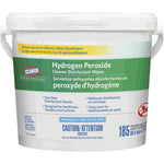 DISINFECT WIPE H-PEROX,185/TUB (CLO01458)
