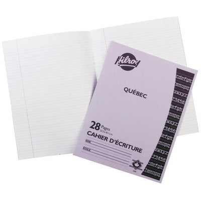 Qu&eacute;bec Stitched Exercise Book, 28 pages - French Cover (HLR12182)