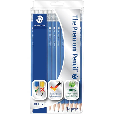 Staedtler norica Wood Pencil 2H (STD132462HC12)