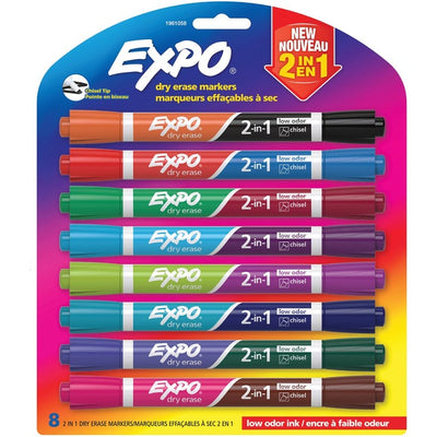 EXPO MRKR 2IN1 W/BRD CHIS,8/PK (SAN1961058)