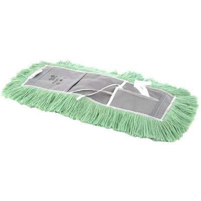Atlas Graham 24" Electrastat Tie-On Cut-End Dust Mop - Green (AGI24824)