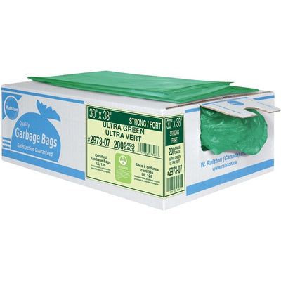 RECYCLE BAG STRONG 30X38" GRN (RLS297307)