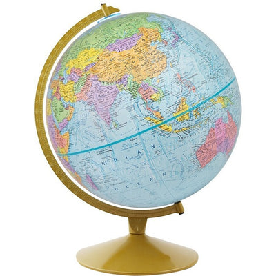 GLOBE EXPLORER BL/GLD 12"FR. (REP30551)