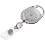 GBC BadgeMates Carabiner Badge Reels Clear, 10 Pack (GBC3381604752)