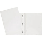 3 FAST.-2 POCK. WHITE LAMIN. REPORT COVE (GCI34200WH)