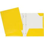 3 FAST.-2 POCK. YELLOW LAMIN. REPORT COV (GCI34200YE)