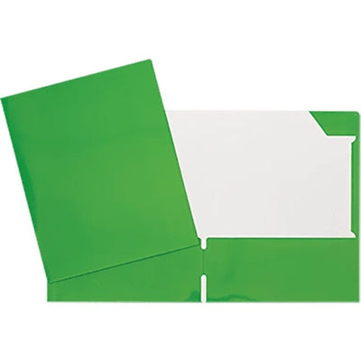 2 POCK. GREEN LAMIN. REPORT COVER (GCI34400GN)