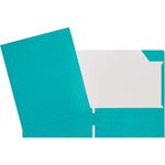2 POCK. TURQU. LAMIN. REPORT COVER (GCI34400TE)