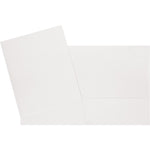 2 POCK. WHITE LAMIN. REPORT COVER (GCI34400WH)