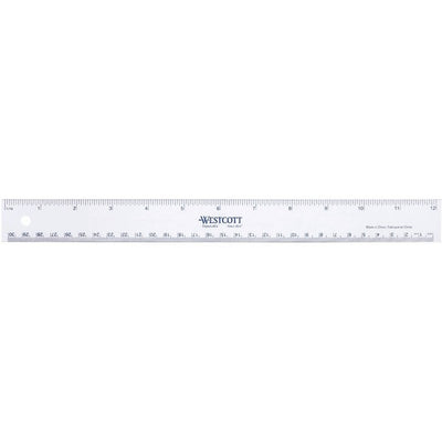 Westcott 30cm/12" Flexible Vinyl Ruler (ACM40812)