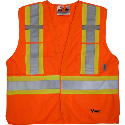 Viking 5pt. Tear Away Safety Vest (VIK6135O-S/M)