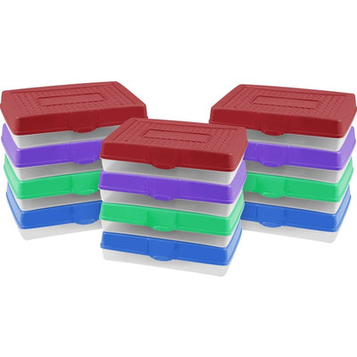 Storex Large Pencil Box, Assorted (12 units/ pack) (STX61632U12C)