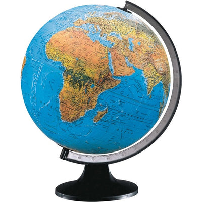 GLOBE ILLUM.BLK BASE 12"FR. (REP85087)