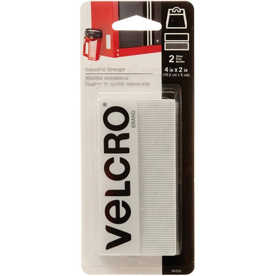 VELCRO WHITE STRIP  4X2 CARD (VEK90200C)