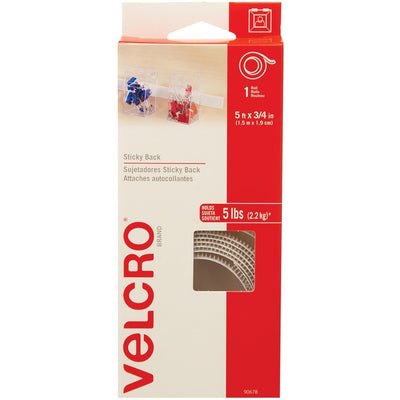 VELCRO WHITE HO.+LO.AD19mmX1.5m CARD (VEK90678C)