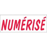 STAMP 4911/CB RED "NUMERISE" (TRO97470)