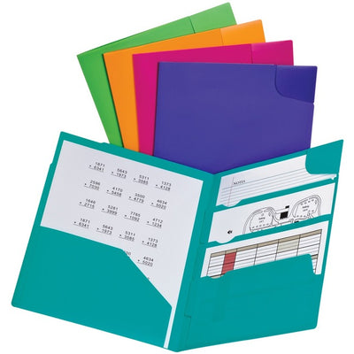 4 POCKETS ASS. POLY COVER (OXF99800)