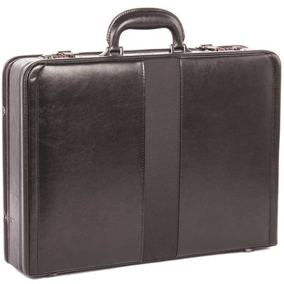 BRIEFCS LTHR REC.COMP17.3" BLK (BUG378315)