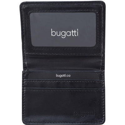 bugatti Carrying Case (Wallet) Credit Card, Business Card, ID Card - Black (BUGBCC5000)